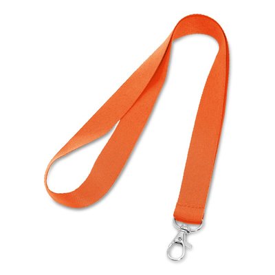 Lanyard de Poliéster 2cm Naranja