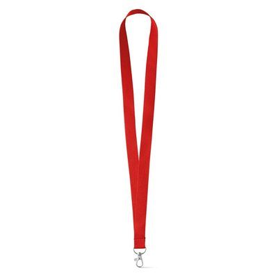 Lanyard de Poliéster 2cm Rojo