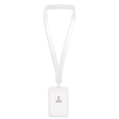 Lanyard Porta-Acreditación Doble Cara BL