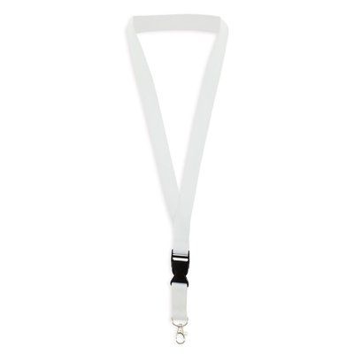 Lanyard Porta Móvil con Cierre Seguro Blanco