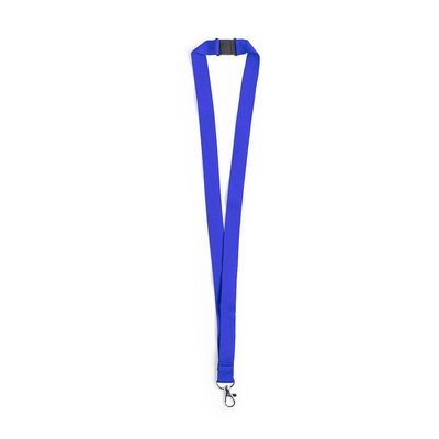 Lanyard Resistente con cierre de seguridad Azul