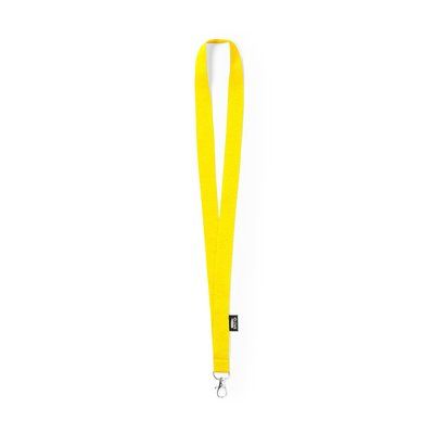 Lanyard RPET Ecológico Amarillo