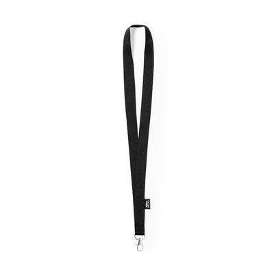 Lanyard RPET Ecológico Negro