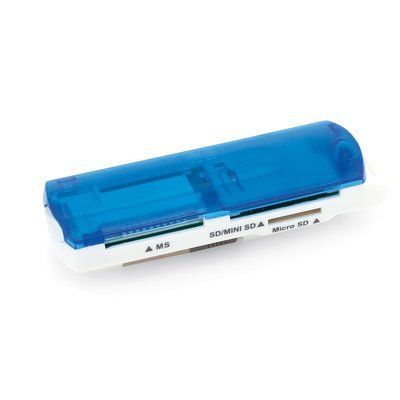 Lector Tarjetas Multiformato USB 2.0 Azul