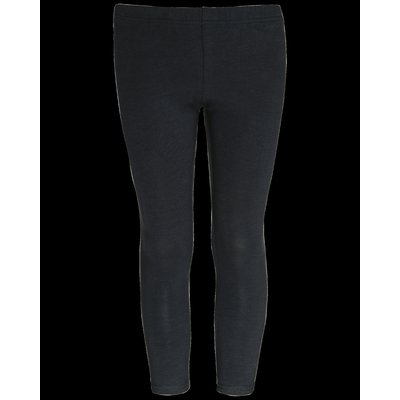 Leggings de algodón infantiles Negro 6/8 ans