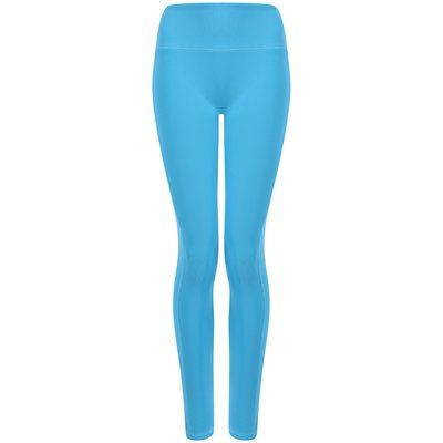 Leggings mujer con bolsillo y cintura alta Turquoise blue S/M