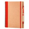 Libreta A5 Reciclada con Bolígrafo Rojo