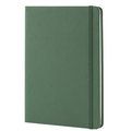 Libreta A5 Tapa PU 96H Lisas VERDE OSCURO