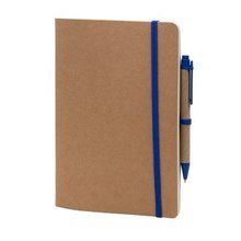 Libreta A5 Cartón 60 Hojas y Bolígrafo Azul