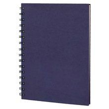 Libreta A5 Cartón 80H Crema Lisas Azul