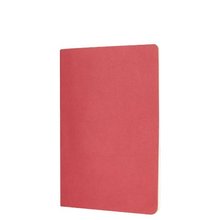 Libreta A5 Papel 30H Crema Rayadas Rojo