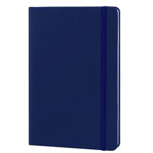 Libreta A5 Tapa PU 96H Lisas Azul Marino