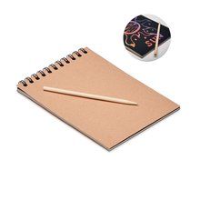 Libreta Kraft para Rascar Madera