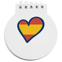 Libreta pequeña con Corazón España