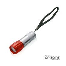 Linterna LED 30 Lúmenes Aluminio Rojo