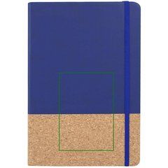 Libreta A5 PU y Corcho 96H Lisas | Frontal inferior