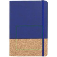 Libreta A5 PU y Corcho 96H Lisas | Frontal inferior