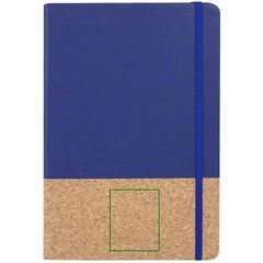 Libreta A5 PU y Corcho 96H Lisas | Frontal inferior