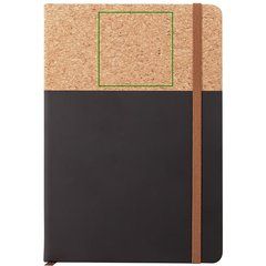 Libreta A5 PU y Corcho 96H Lisas | Frontal superior