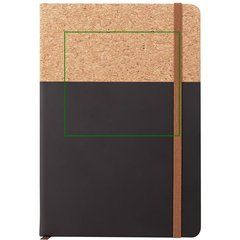 Libreta A5 PU y Corcho 96H Lisas | Frontal superior