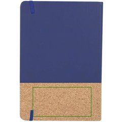 Libreta A5 PU y Corcho 96H Lisas | Trasera inferior