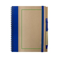 Libreta A5 Reciclada con Bolígrafo | Frontal | 100 x 190