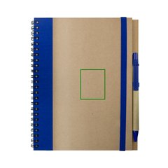 Libreta A5 Reciclada con Bolígrafo | Frontal | 40 x 50