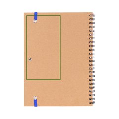 Libreta A5 Reciclada con Bolígrafo | Trasera | 100 x 190