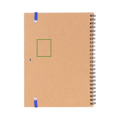 Libreta A5 Reciclada con Bolígrafo | Trasera | 40 x 50