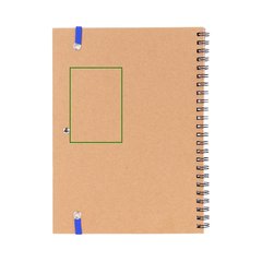 Libreta A5 Reciclada con Bolígrafo | Trasera | 70 x 100