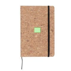 Libreta ecológica de corcho natural personalizable 14x21 cm | En la portada