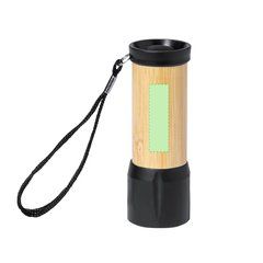 Linterna 9 LEDs en ABS y Bambú | Centrado