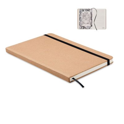 Libreta A5 Cartón Reciclado y Papel Piedra Beige