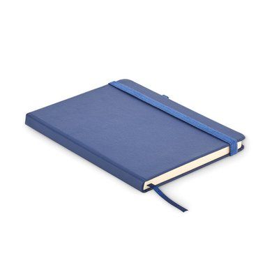 Libreta A5 PU y Cuero Reciclado Azul