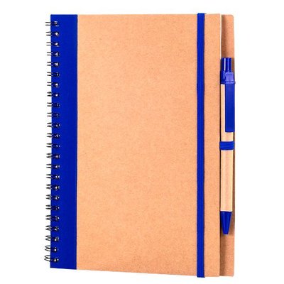 Libreta A5 Reciclada con Bolígrafo AZ