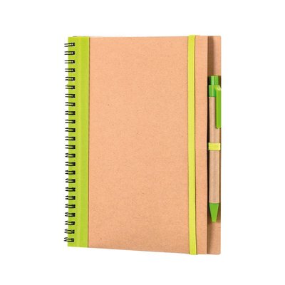 Libreta A5 Reciclada con Bolígrafo