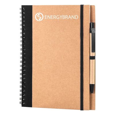 Libreta A5 Reciclada con Bolígrafo