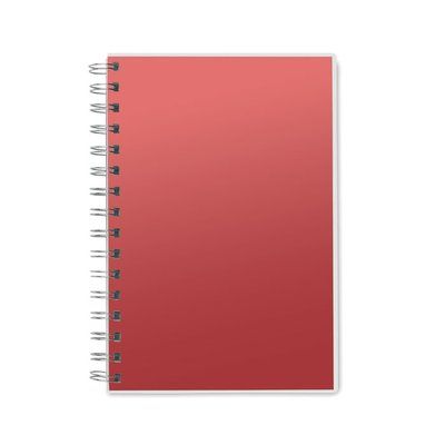 Libreta A5 RPET 80 Hojas con Rayas Rojo