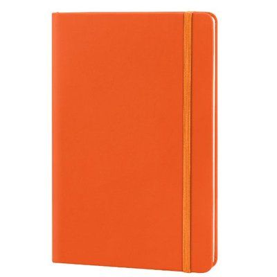 Libreta A5 Tapa PU 96H Lisas Naranja