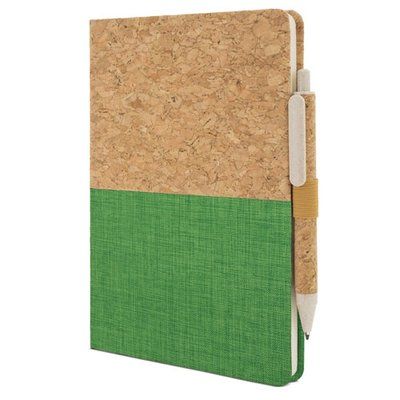 Libreta de Corcho/Lino 82H con Bolígrafo