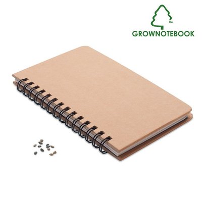 Libreta Ecológica con Semillas de Pino