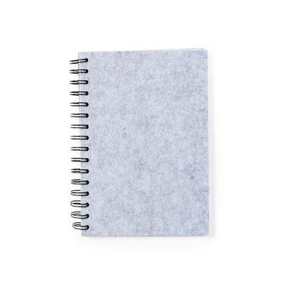 Libreta Fieltro Reciclado 100 Hojas Gri