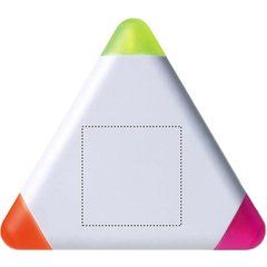 Marcador 3 Colores Triangular | Trasero
