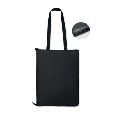 Manta Picnic Plegable a Bolsa Negro