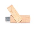 Memoria USB 16GB con clip giratorio de madera