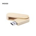 Memoria USB giratoria de madera