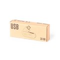 Memoria USB giratoria de madera