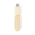 Memoria USB giratoria de madera