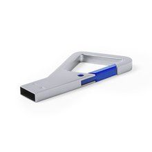 Memoria Mosquetón USB 8GB Azul