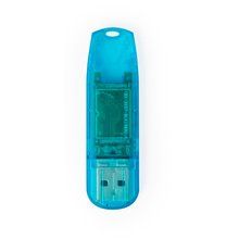 Memoria USB 16GB en ABS translúcido Azul